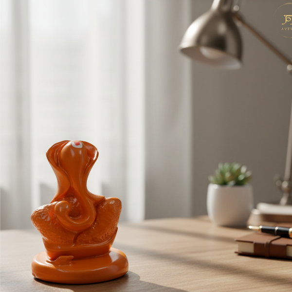 Ganesha Glossy Idol 3.25 Inch, 5 Colours | Car , Home Decor, Gift | Lifetime Warranty | Dev Tattva