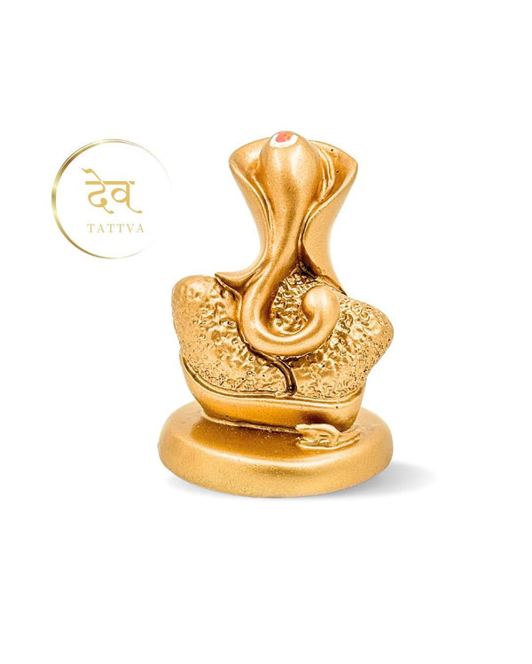 Ganesha Glossy Idol 3.25 Inch, 5 Colours | Car , Home Decor, Gift | Lifetime Warranty | Dev Tattva