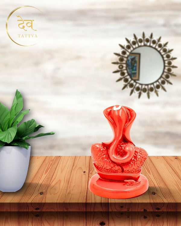 Ganesha Glossy Idol 3.25 Inch, 5 Colours | Car , Home Decor, Gift | Lifetime Warranty | Dev Tattva