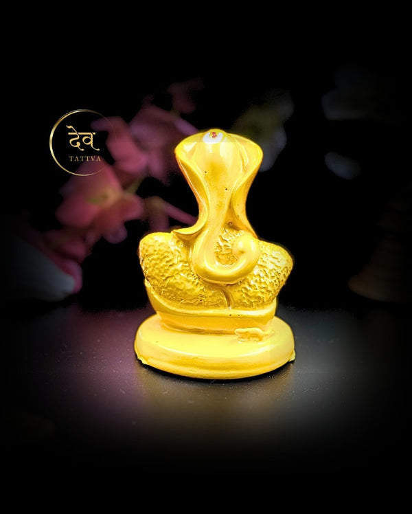 Ganesha Glossy Idol 3.25 Inch, 5 Colours | Car , Home Decor, Gift | Lifetime Warranty | Dev Tattva