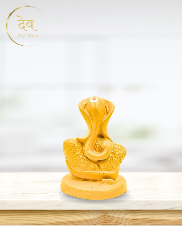 Ganesha Glossy Idol 3.25 Inch, 5 Colours | Car , Home Decor, Gift | Lifetime Warranty | Dev Tattva