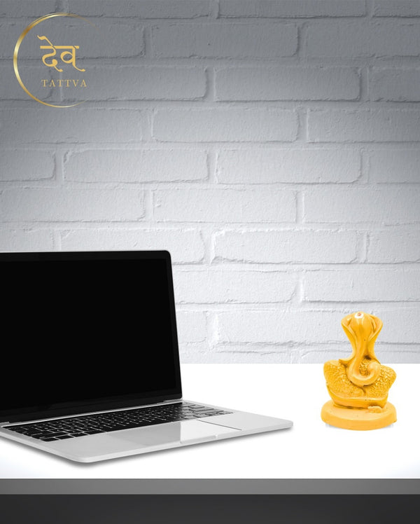 Ganesha Glossy Idol 3.25 Inch, 5 Colours | Car , Home Decor, Gift | Lifetime Warranty | Dev Tattva