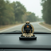 Ram Lalla Face Idol Matte Black – 3 Inch | Car, Home, Gift | Lifetime Warranty | Dev Tattva