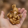 Ganesha Soft Feel Pagdi Idol 2.8-inch | Car, Gift, Home | Lifetime Warranty | Dev Tattva