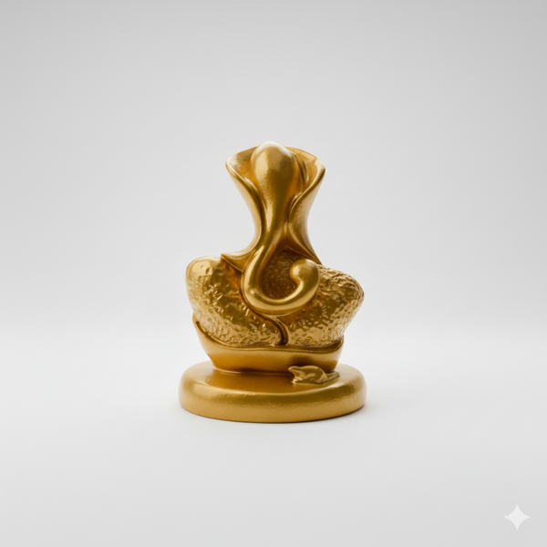 Ganesha Glossy Idol 3.25 Inch, 5 Colours | Car , Home Decor, Gift | Lifetime Warranty | Dev Tattva