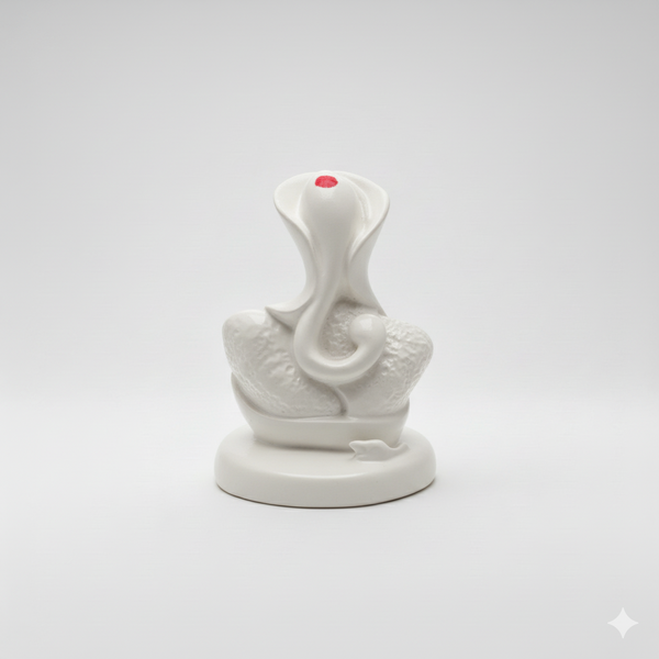 Ganesha Glossy Idol 3.25 Inch, 5 Colours | Car , Home Decor, Gift | Lifetime Warranty | Dev Tattva