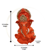 Ganesha Matte Gold Idol 3.5 Inch | 8 Colours | Car, Home & Gift | Lifetime Warranty