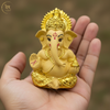 Gold Plated Titwala Ganesha Idol
