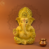 Gold Plated Titwala Ganesha Idol