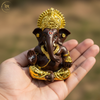 Gold Plated Titwala Ganesha Idol