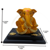Handcrafted Ganesha idol Statue with Base – 3.5-inch | Car, Gift, Home | Life time Warranty | Dev Tattva