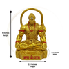 Hanuman Sitting Round Tail Idol 4 Inch | 3 Colours | Car, Home, Gift |Life time Warranty | Dev Tattva