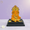 Ganesha Idol Gold Crown With Base