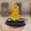 Ganesha Idol Gold Crown With Base