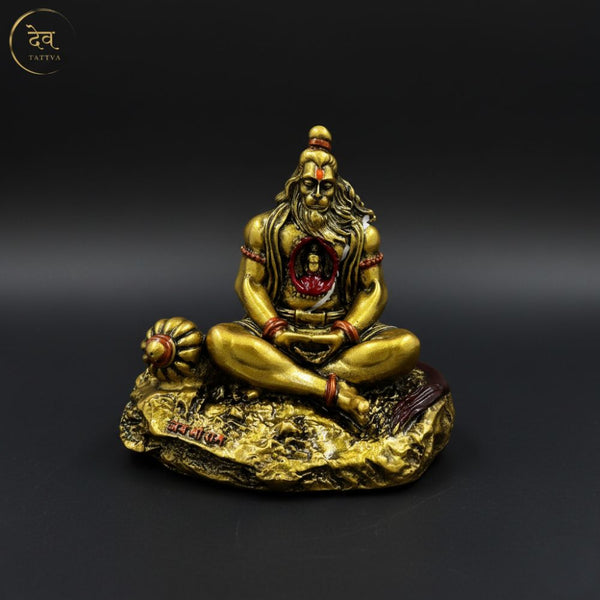 Hanuman Idol with Ram in Heart 3.25 Inch, 4 Colors, Car, Home & Gift, Lifetime Warranty – Dev Tattva