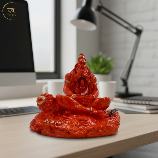 Hanuman Idol with Ram in Heart 3.25 Inch, 4 Colors, Car, Home & Gift, Lifetime Warranty – Dev Tattva