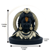 Ram Lalla Face Idol Matte Black – 3 Inch | Car, Home, Gift | Lifetime Warranty | Dev Tattva