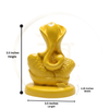 Ganesha Glossy Idol 3.25 Inch, 5 Colours | Car , Home Decor, Gift | Lifetime Warranty | Dev Tattva