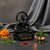 Hanuman Idol Sitting Round Tail Black – "4 inch" Polyresin | Car, Gift, Home | 3-Y Warranty | Dev Tattva