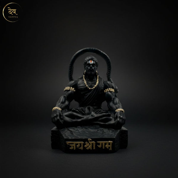 Hanuman Idol Sitting Round Tail