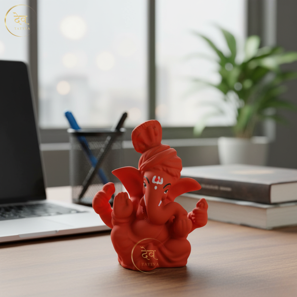 Ganesha Idol Soft Feel Pagdi