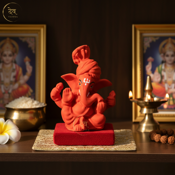 Ganesha Idol Soft Feel Pagdi