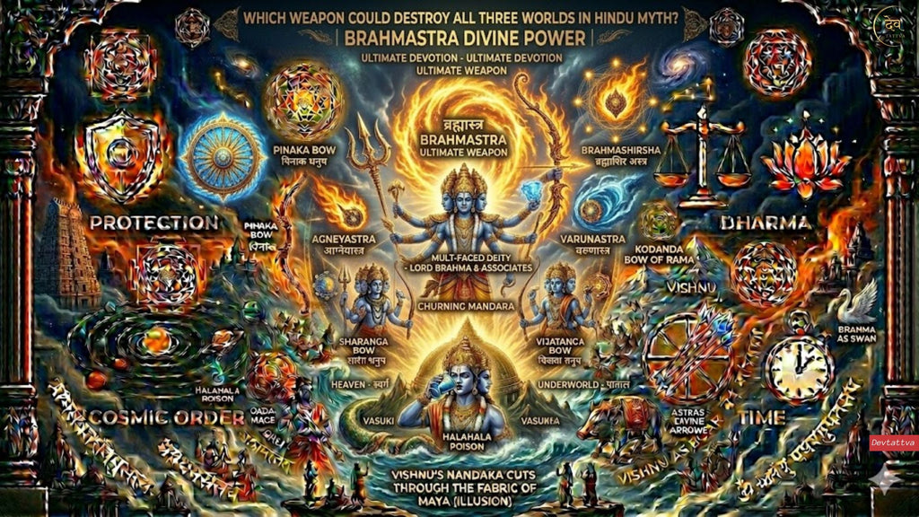 Which Weapon Could Destroy All Three Worlds in Hindu Myth?