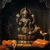 Handcrafted Matsya murti of Vishnu in fish form in a home mandir