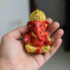 Gold Plated Ganesha Idol – 3.5 Inch | 7 Colours | Lifetime Warranty | Dev Tattva