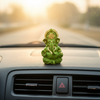 Ganesha Matte Gold Idol 3.5 Inch | 8 Colours | Car, Home & Gift | Lifetime Warranty