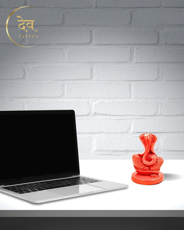 Ganesha Glossy Idol 3.25 Inch, 5 Colours | Car , Home Decor, Gift | Lifetime Warranty | Dev Tattva