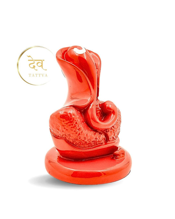 Ganesha Glossy Idol 3.25 Inch, 5 Colours | Car , Home Decor, Gift | Lifetime Warranty | Dev Tattva