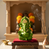 Ganesha Matte Gold Idol 3.5 Inch | 8 Colours | Car, Home & Gift | Lifetime Warranty
