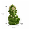 Ganesha Matte Gold Idol 3.5 Inch | 8 Colours | Car, Home & Gift | Lifetime Warranty
