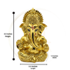 Gold Plated Ganesha Idol – 3.5 Inch | 7 Colours | Lifetime Warranty | Dev Tattva