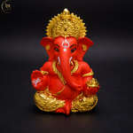 Gold Plated Ganesha Idol – 3.5 Inch | 7 Colours | Lifetime Warranty | Dev Tattva