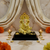 Ganesha Idol Gold Crown With Base Ivory – "4 inch" Polyresin | Car, Gift, Home | 3-Y Warranty | Dev Tattva