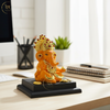 Ganesha Idol Gold Crown With Base Mango – "4 inch" Polyresin | Car, Gift, Home | 3-Y Warranty | Dev Tattva
