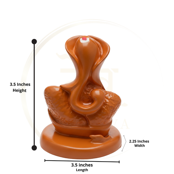 Ganesha Glossy Idol 3.25 Inch, 5 Colours | Car , Home Decor, Gift | Lifetime Warranty | Dev Tattva