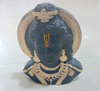 Ram Lalla Face Idol Matte Black – "3 inch" Polyresin | Car, Gift, Home | 3-Y Warranty | Dev Tattva