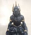 Shankar Idol Sitting Trishul Black Gold – "4 inch" Fiber | Car, Gift, Home | 3-Y Warranty | Dev Tattva