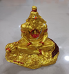 Hanuman Idol with Ram in Heart Gold – "3.5 inch" Polyresin | Car, Gift, Home | 3-Y Warranty | Dev Tattva