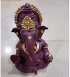 Ganesha Idol Matte Green Gold – "3.5 inch" Polyresin | Car, Gift, Home | 3-Y Warranty | Dev Tattva