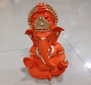 Ganesha Idol Matte Green Gold – "3.5 inch" Polyresin | Car, Gift, Home | 3-Y Warranty | Dev Tattva