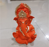 Ganesha Idol Matte Green Gold – "3.5 inch" Polyresin | Car, Gift, Home | 3-Y Warranty | Dev Tattva