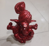 Ganesha Idol Soft Feel Pagdi Maroon – "3.5 inch" Polyresin | Car, Gift, Home | 3-Y Warranty | Dev Tattva