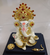 Ganesha Idol Gold Crown With Base Yellow – "4 inch" Polyresin | Car, Gift, Home | 3-Y Warranty | Dev Tattva