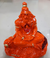 Hanuman Idol with Ram in Heart Orange – "3.5 inch" Polyresin | Car, Gift, Home | 3-Y Warranty | Dev Tattva