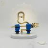 Shiv Hand with Trishul Blue – "4.5 inch" Polyresin | Car, Gift, Home | 3-Y Warranty | Dev Tattva