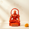 Hanuman Idol Sitting Round Tail Orange – "4 inch" Polyresin | Car, Gift, Home | 3-Y Warranty | Dev Tattva